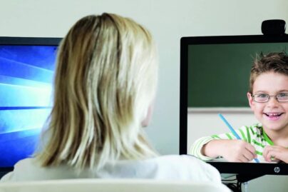 lapsi etäterapiassa