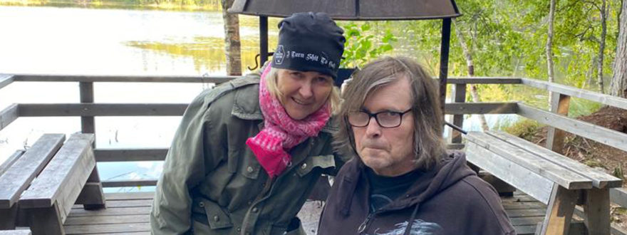 Jukka ja Erja Lapakiskossa