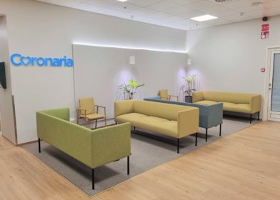 Coronaria Hammasklinikka Kouvolan aulatila.