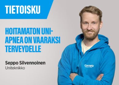 "Hoitamaton uniapnea on vaaraksi terveydelle" Seppo Silvennoinen, uniteknikko