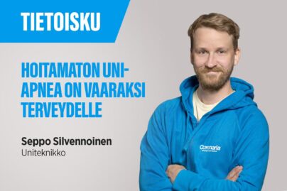 "Hoitamaton uniapnea on vaaraksi terveydelle" Seppo Silvennoinen, uniteknikko