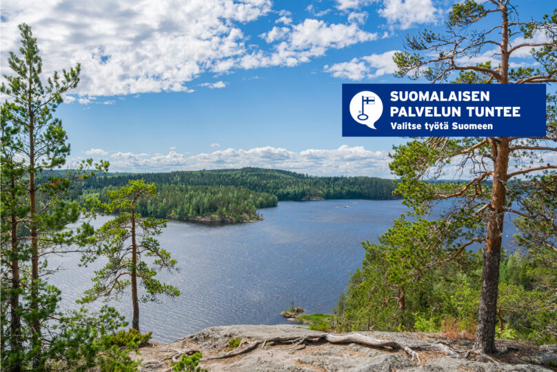 Kuvassa suomalainen maisema. Coronaria on täysin suomalainen yritys. Palveluidemme korkea laatu ja asiakastyytyväisyys ovat meille tärkeitä.