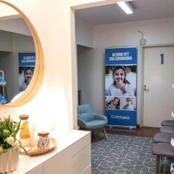 Coronaria Hammasklinikka Kotkan odotusaula.