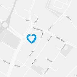 Coronaria kuntoutus- ja terapiapalvelut Kalajoen toimipaikan sijainnista Google mapsin karttakuva.