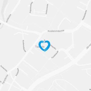 Coronaria kuntoutus- ja terapiapalvelut Tuusulan toimipisteen Google mapsista otettu karttakuva.