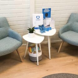 Coronaria Hammasklinikka Laukaan odotushuone.