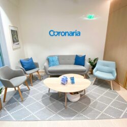 Coronaria Hammasklinikka Riihimäen odotusaula.