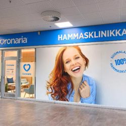 Coronaria Hammasklinikka Riihimäki ulkoapäin kuvattuna.