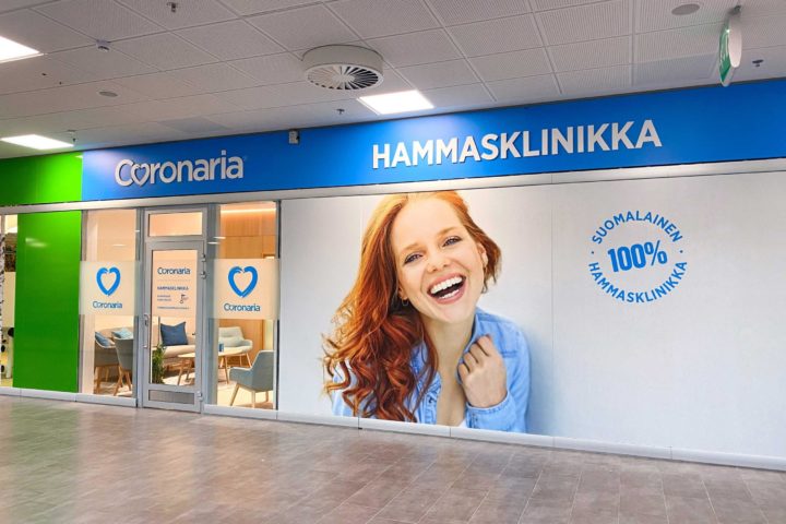 Coronaria Hammasklinikka Riihimäki ulkoapäin kuvattuna.