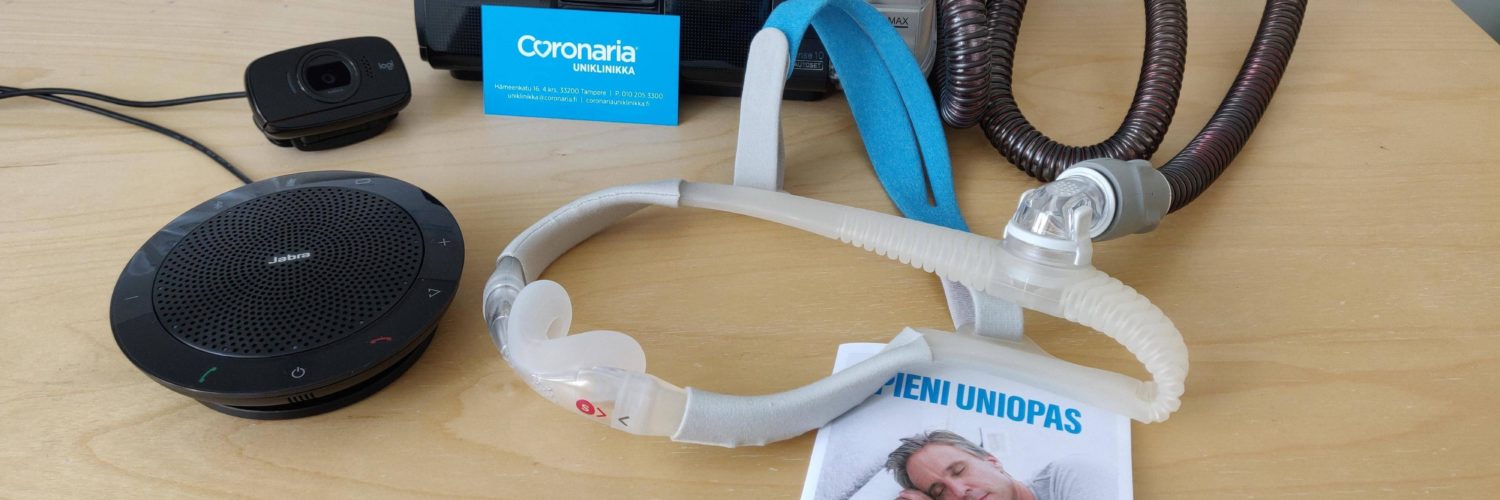 CPAP laitteet Coronaria Uniklinikalta Coronaria